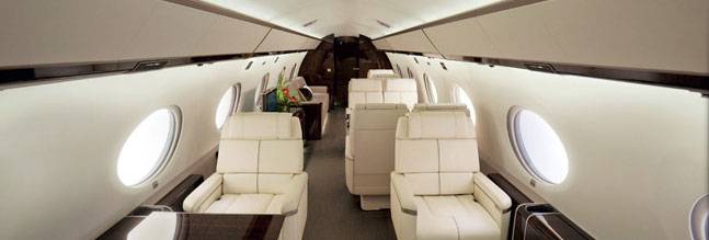 Private Jet Interior